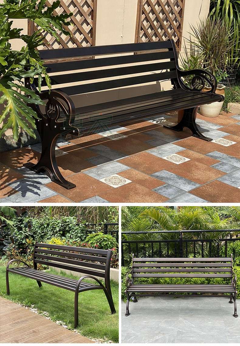 アウトドアチェア 優雅な公園ベンチ 庭園リラックスシート