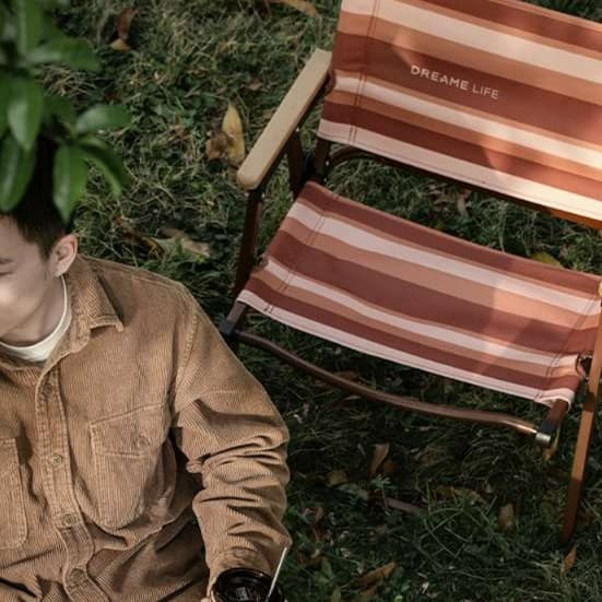 アウトドアチェア 山野の折りたたみキャンプチェア