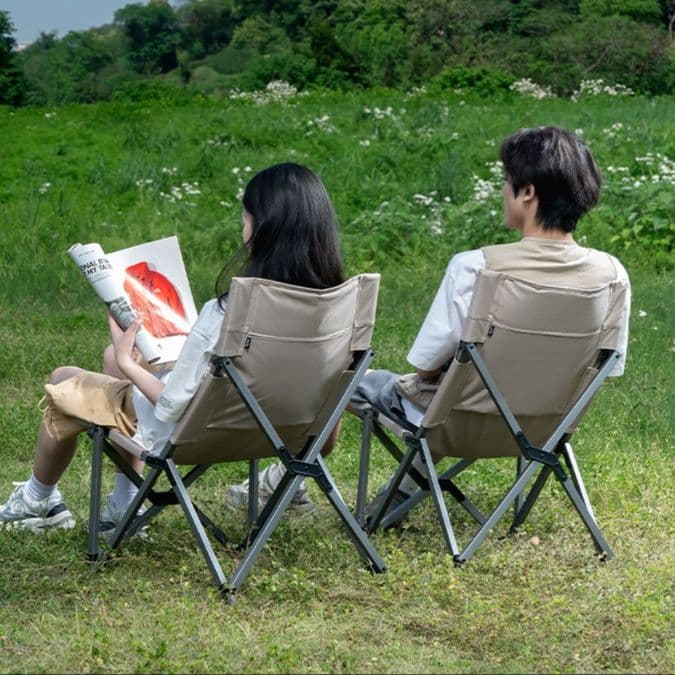 アウトドアチェア 快適野外 軽量折りたたみ椅子