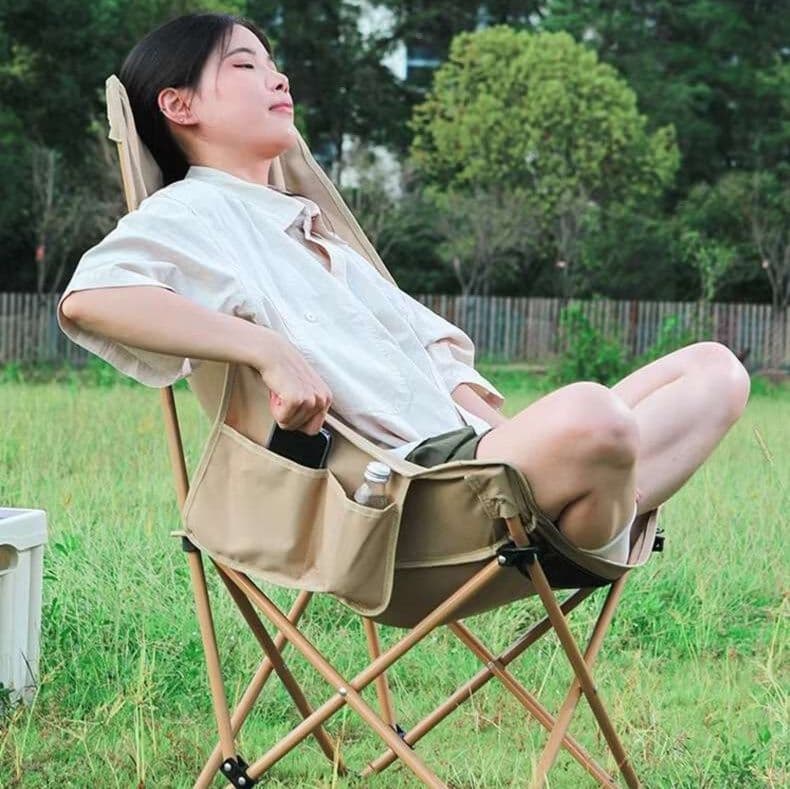 アウトドアチェア 折りたたみ式多機能キャンプチェア