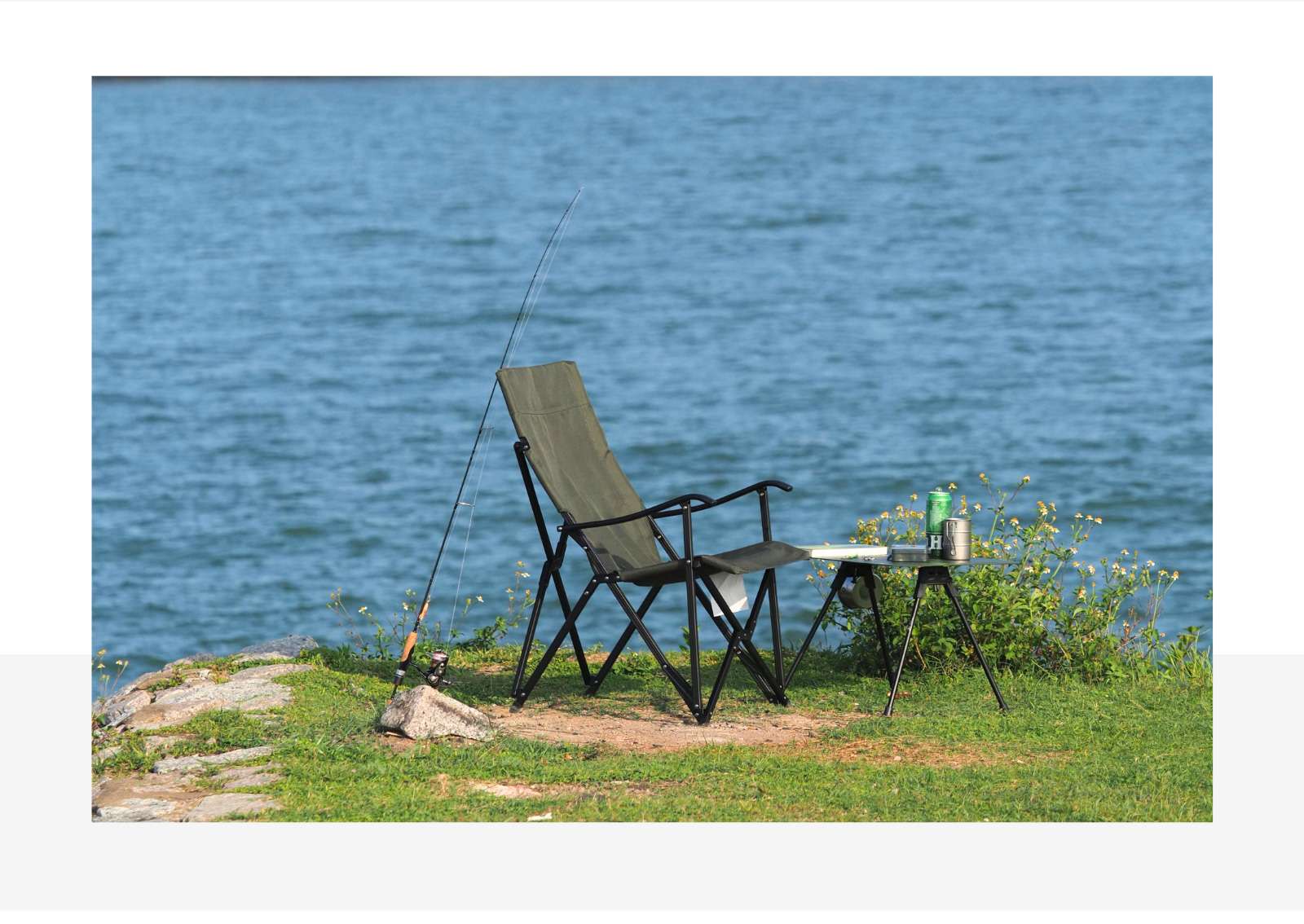 アウトドアチェア 折りたたみ式リラックスキャンプチェア