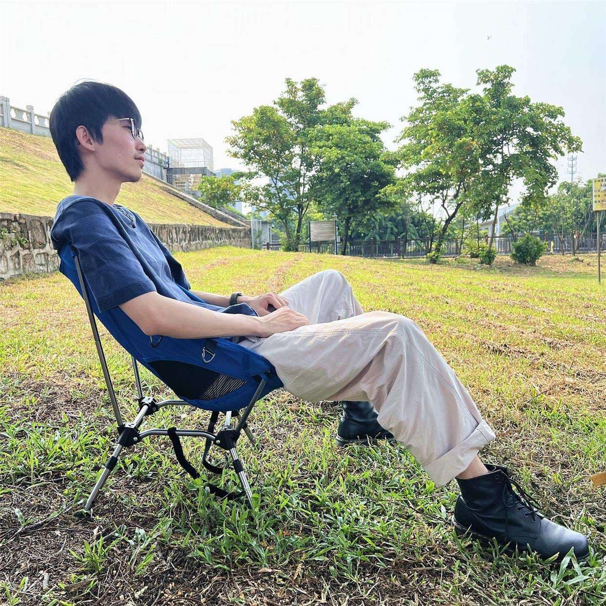 アウトドアチェア コンパクト折りたたみキャンプチェア