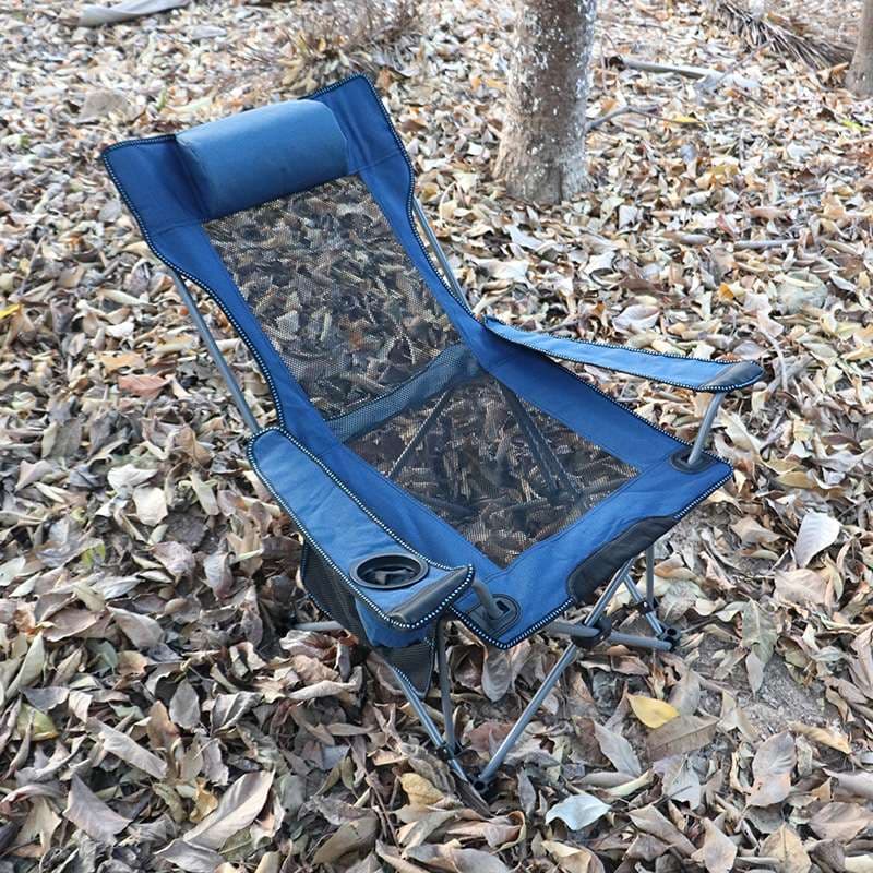 リクライニング式メッシュ アウトドアチェア