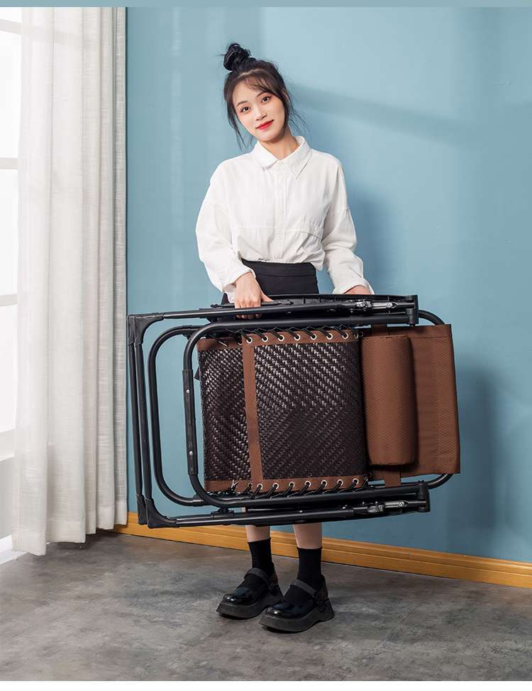 アウトドアチェア 折りたたみ式リラックスリクライニングチェア