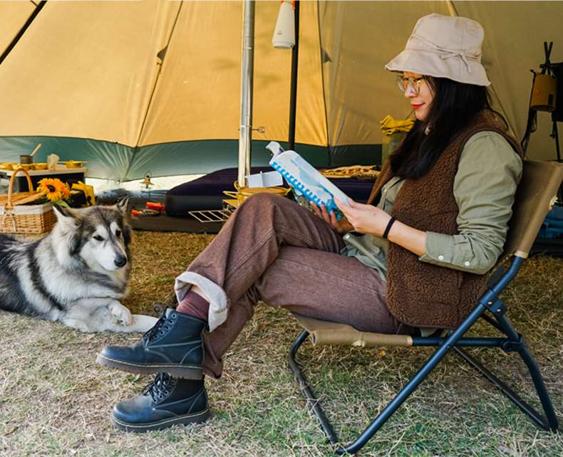 アウトドアチェア コンパクト折りたたみキャンプチェア