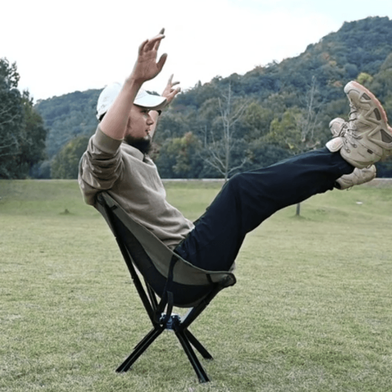 アウトドアチェア 超軽量コンパクト折りたたみローチェア