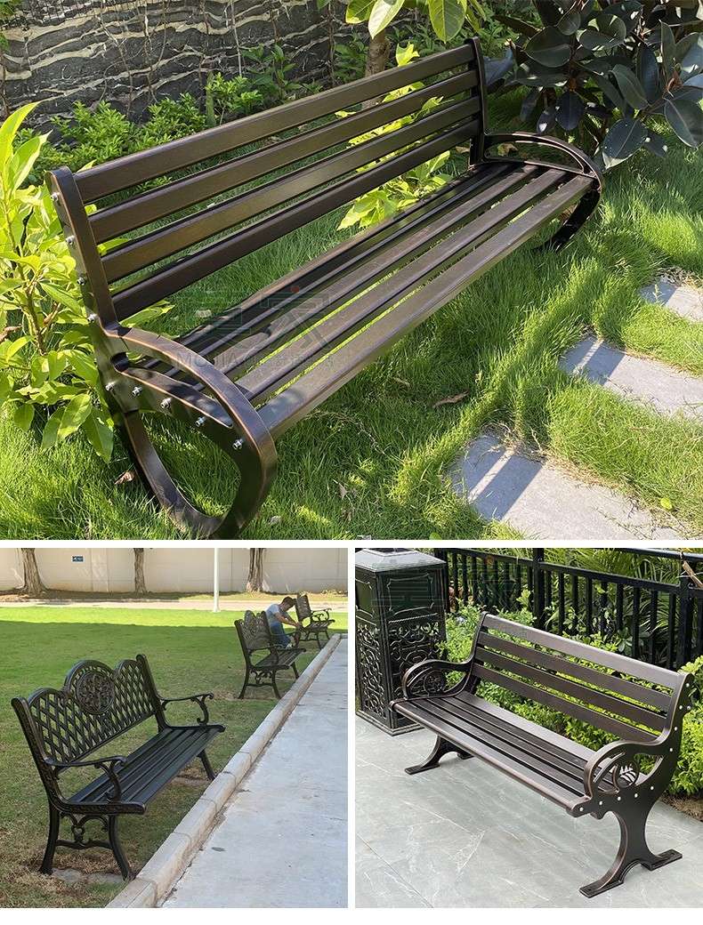 アウトドアチェア 優雅な公園ベンチ 庭園リラックスシート