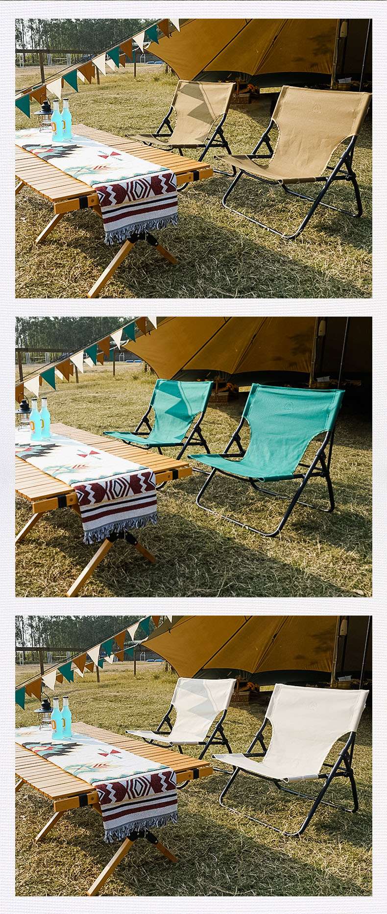 アウトドアチェア コンパクト折りたたみキャンプチェア