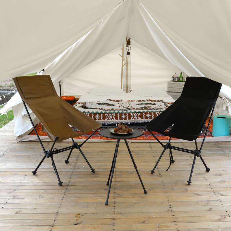 アウトドアチェア ラグジュアリー折りたたみキャンプチェア