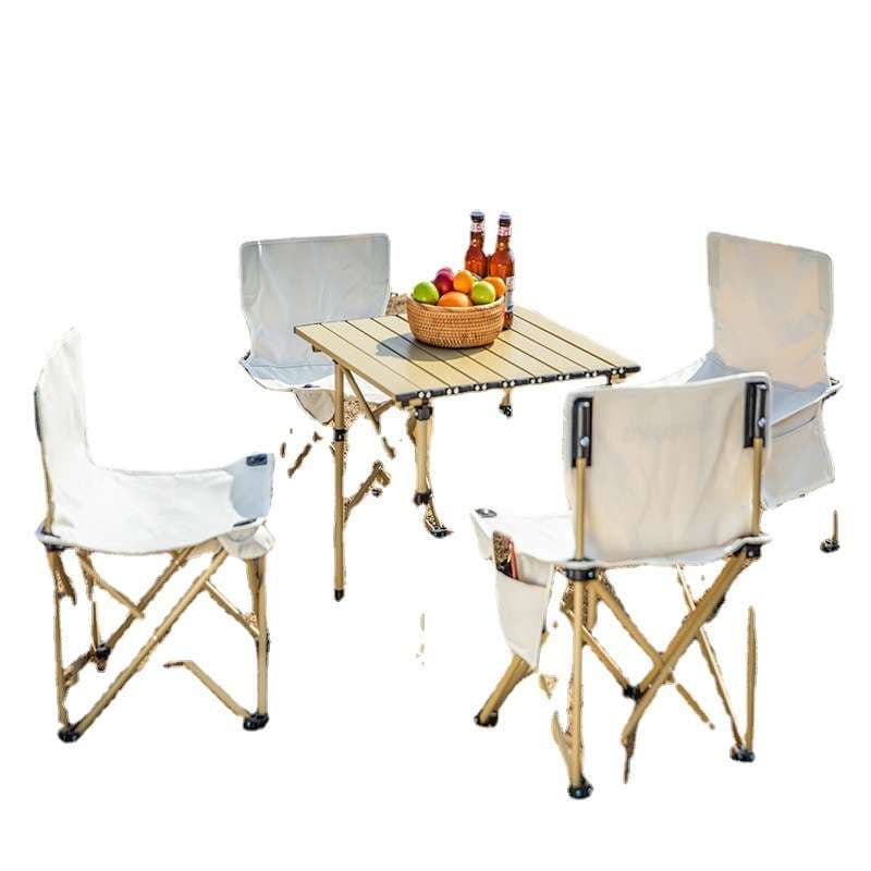 アウトドアチェア 折りたたみ式キャンプチェアセット