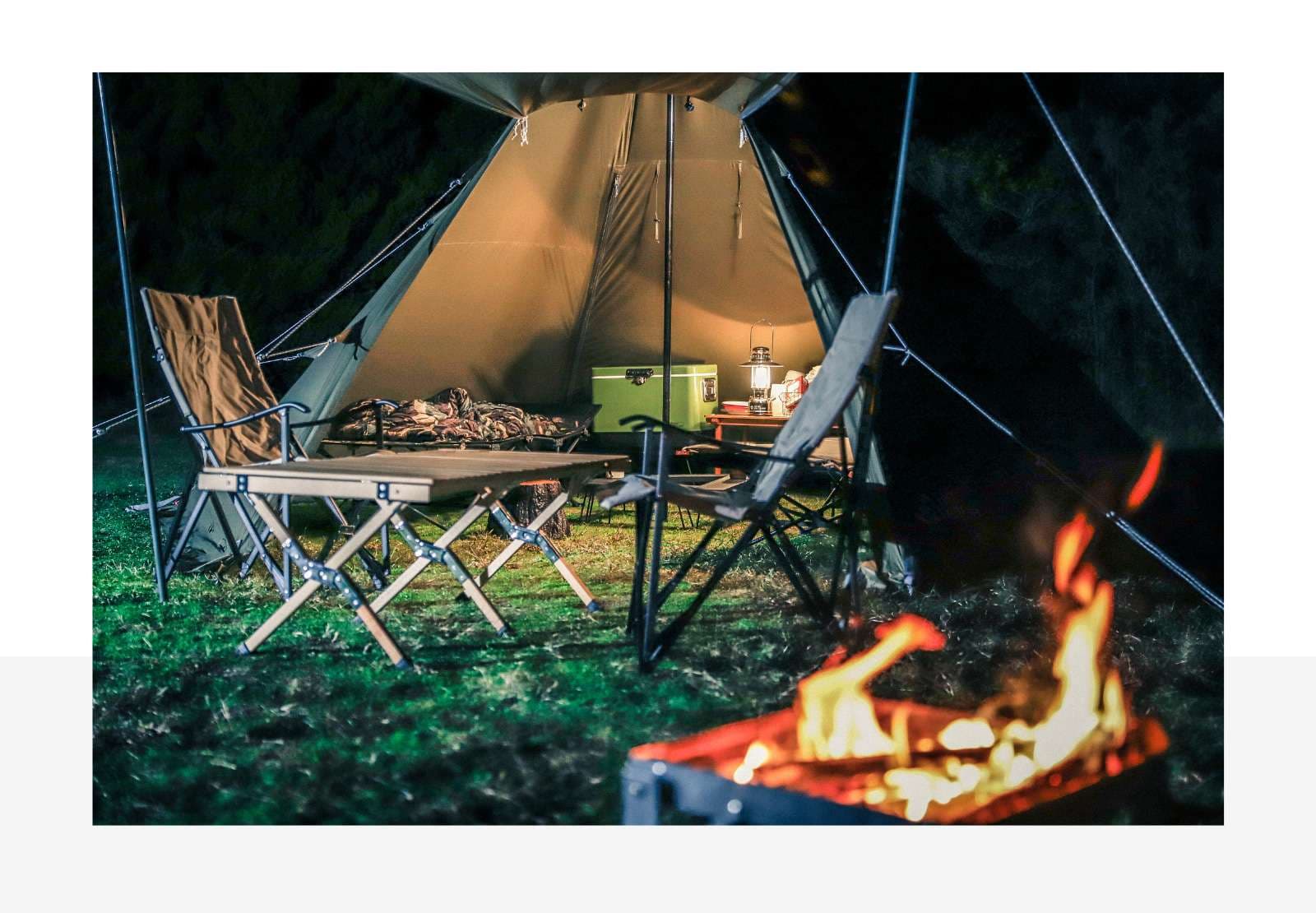 アウトドアチェア 折りたたみ式リラックスキャンプチェア