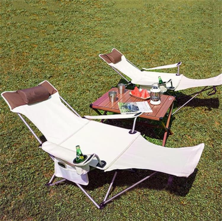 アウトドアチェア 軽量折り畳みリクライニング椅子アウトドア昼休み用