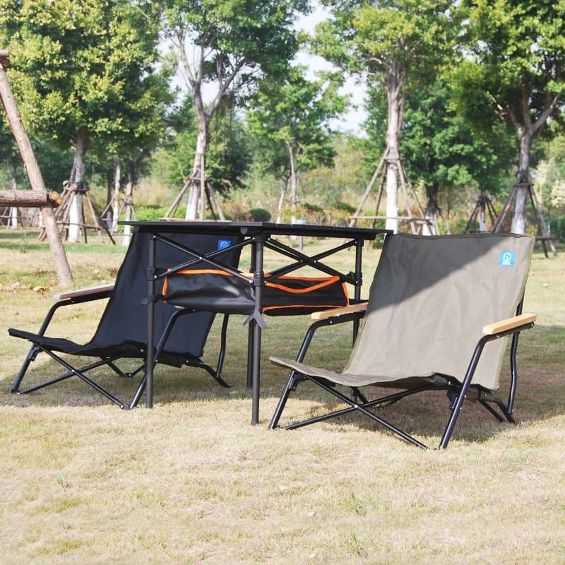 アウトドアチェア 折りたたみ式ローチェア キャンプ用